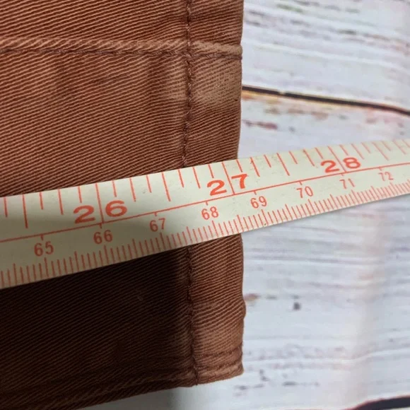 White House Black Market skimmer brown pants. Size 6. - Picture 8 of 9